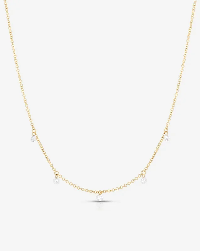 Floating Diamond Necklace