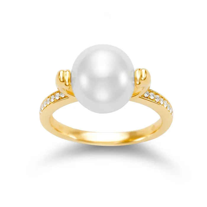 Floating Pearl Ring