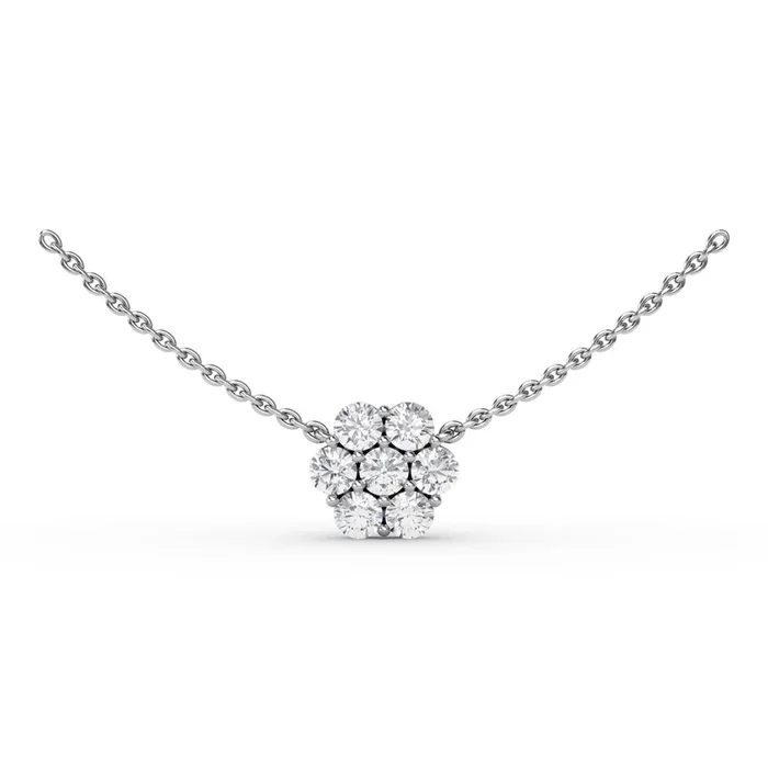 Floral Diamond Necklace