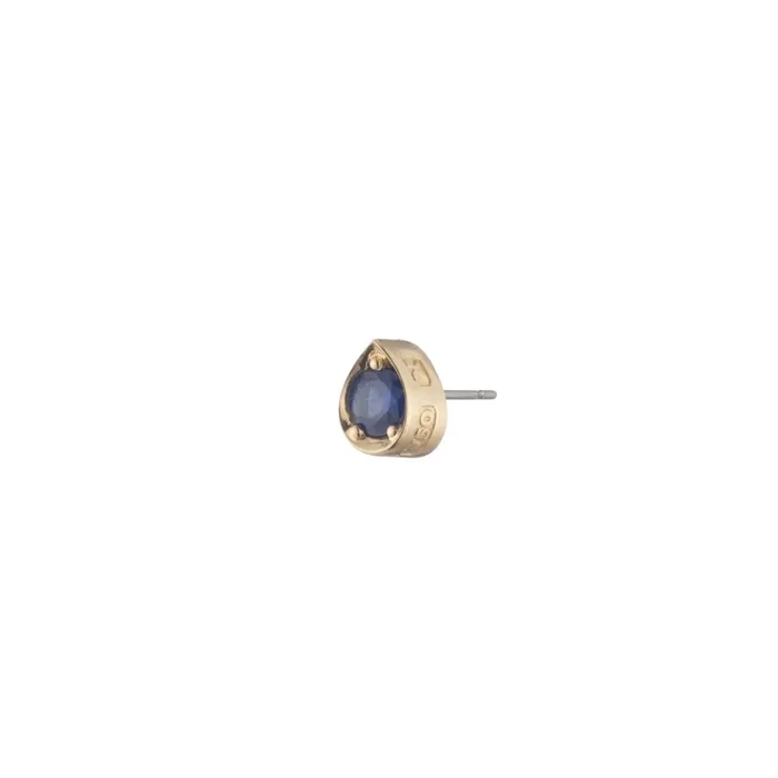 Forever & Always a Pair – Love : 0.20ct Blue Sapphire Gemstone Stud Earring