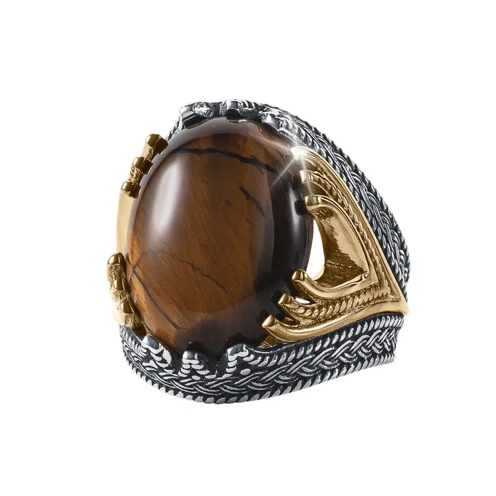 Fortitude Tiger’s Eye Men’s Ring