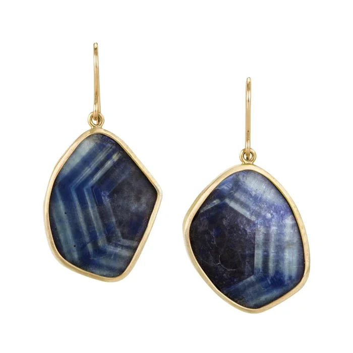 Freeform Blue Sapphire Drops