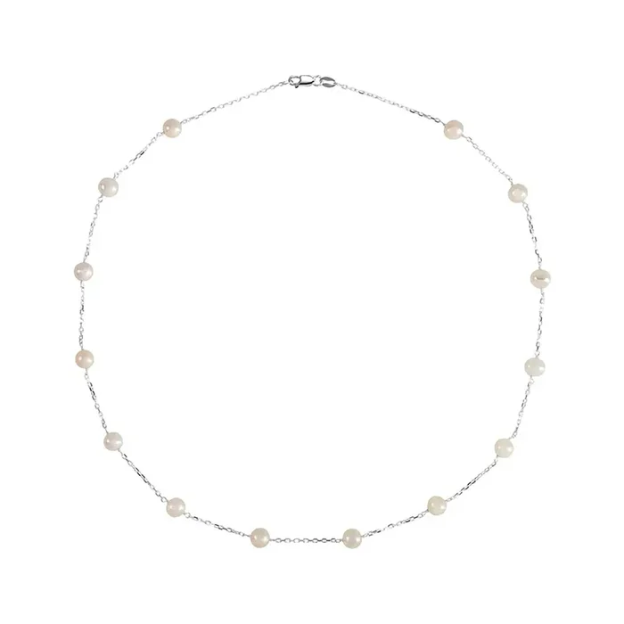 Freshwater Pearl Station Necklace