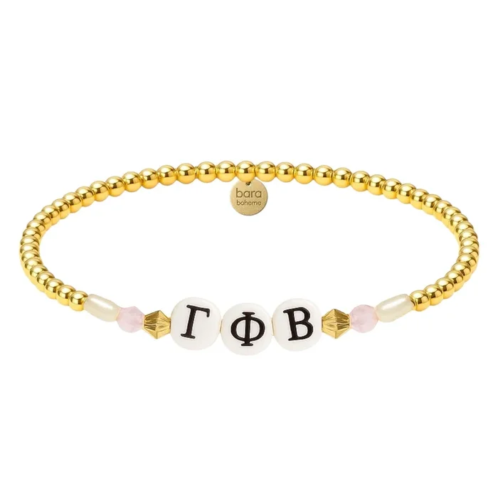 Gamma Phi Beta | Beaded Sorority Bracelet