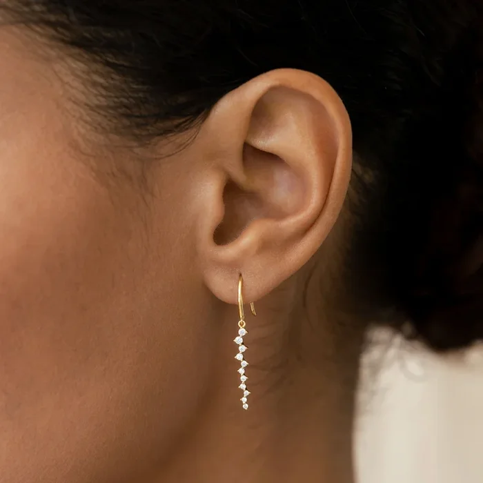 Gemstone Drop Earrings – Tamara
