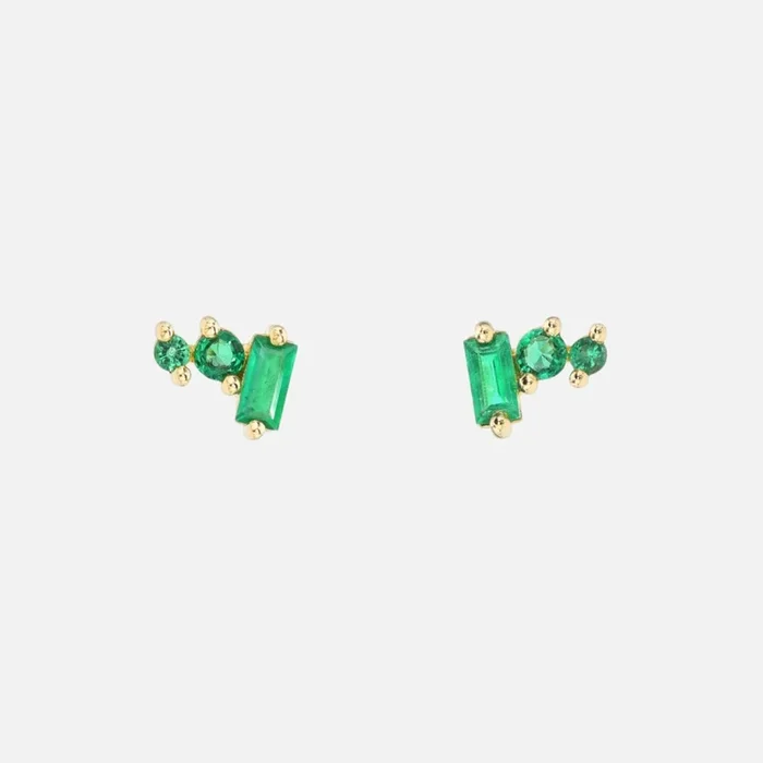 Gemstone Petite Post Earrings