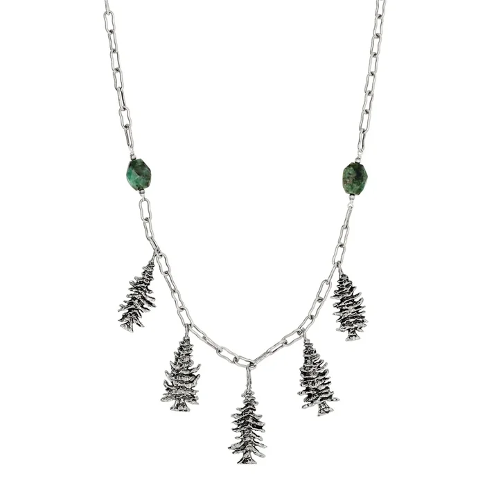 Gentle Giants Necklace in Silver