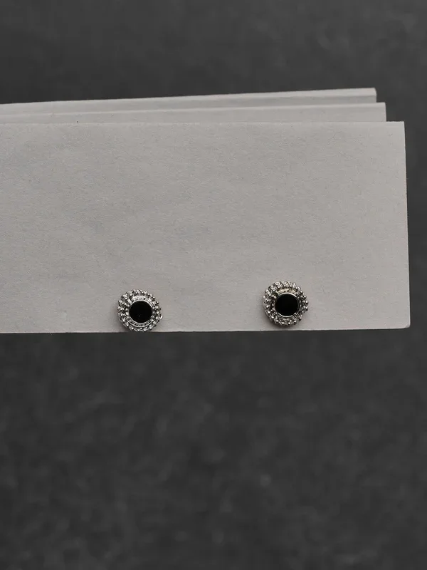 Geometric 4 Silver Singles Earring