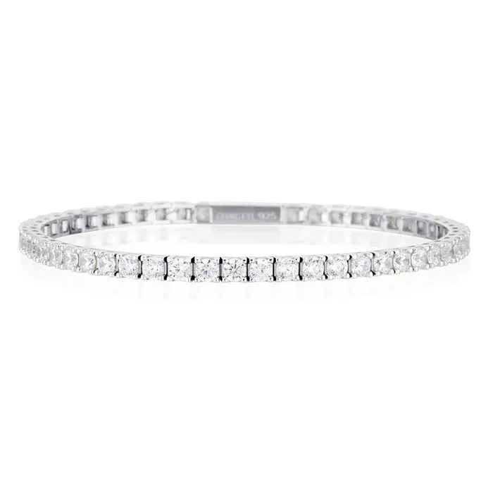 Georgini Sterling Silver Selena 3mm 19.5 cm Tennis Bracelet
