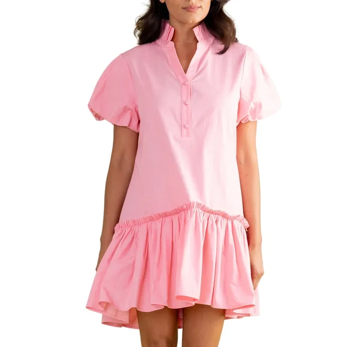 Gia Peony Pleated Dress