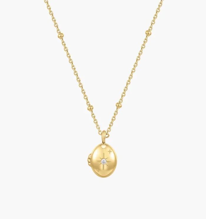 Gold Locket Necklace