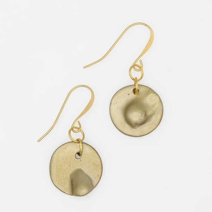 Golden Glow Dangle Earrings