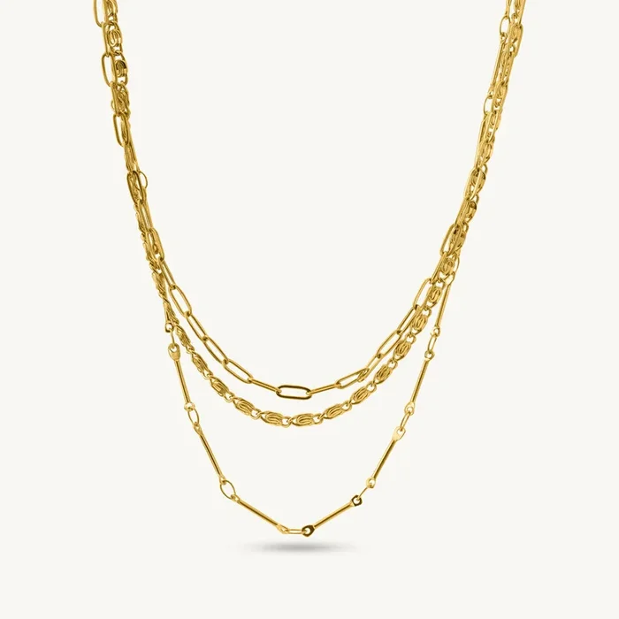 Golden Glow Layered Luxe Necklace