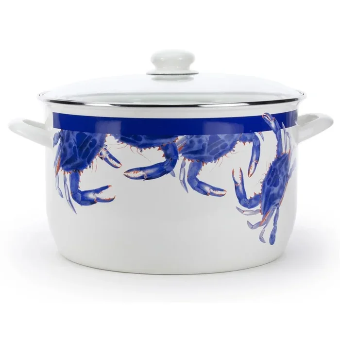 Golden Rabbit Blue Crab Stock Pot