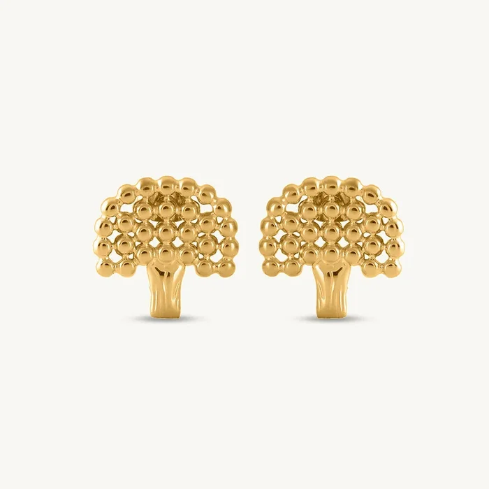 Golden Tree Earrings
