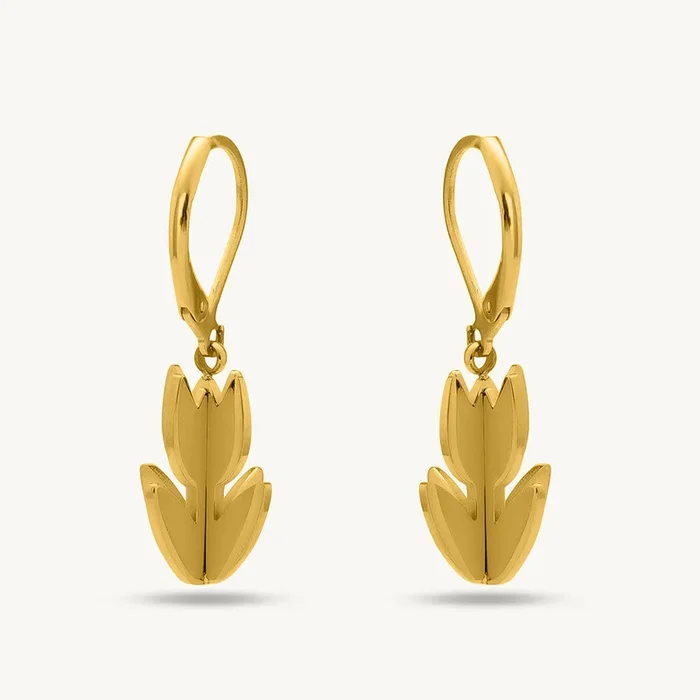 Golden Tulip Earrings