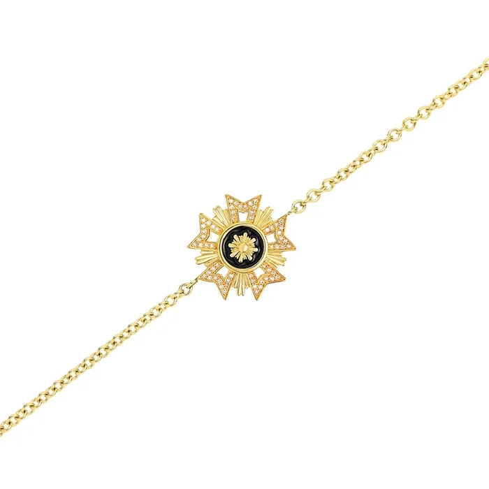 Grace Shield Charm Bracelet