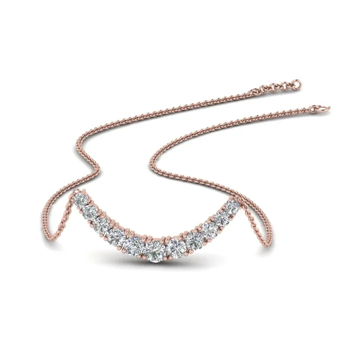 Graduated Smile Necklace For Her