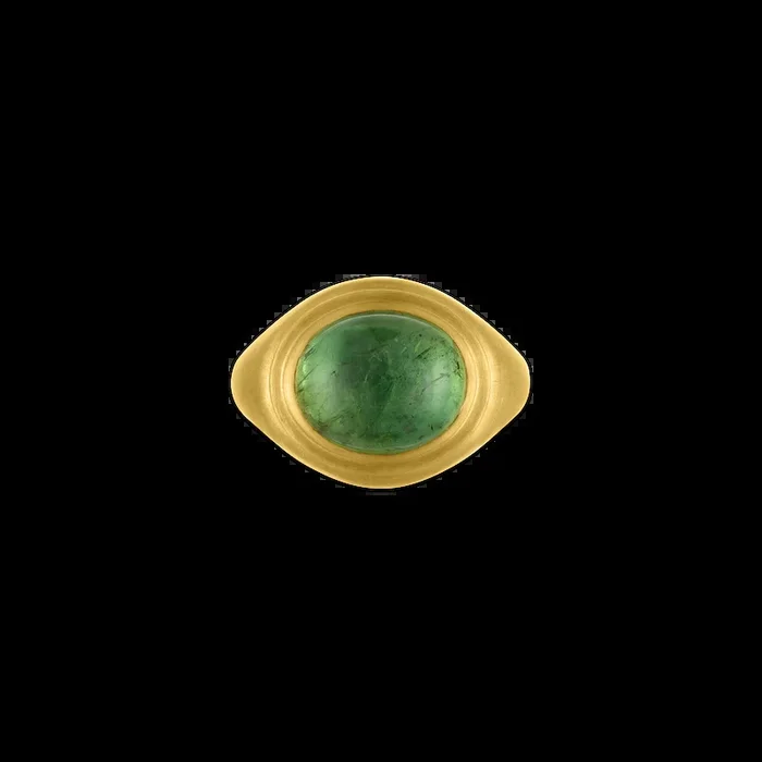 Green Tourmaline Tempus Ring