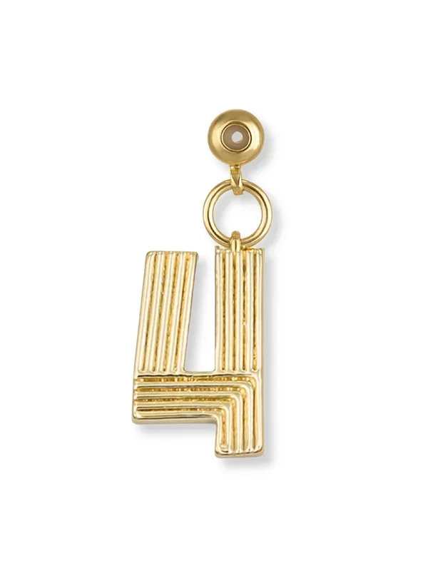 Groove Number Grip Charm Number 4