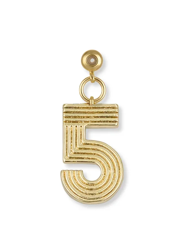 Groove Number Grip Charm Number 5