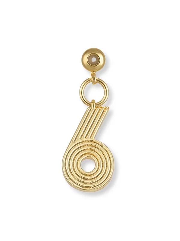 Groove Number Grip Charm Number 6