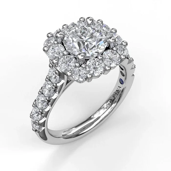 Halo Engagement Ring