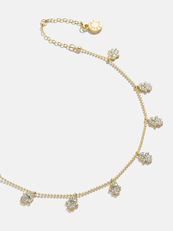 Hamsa Waterproof Anklet – Hamsa