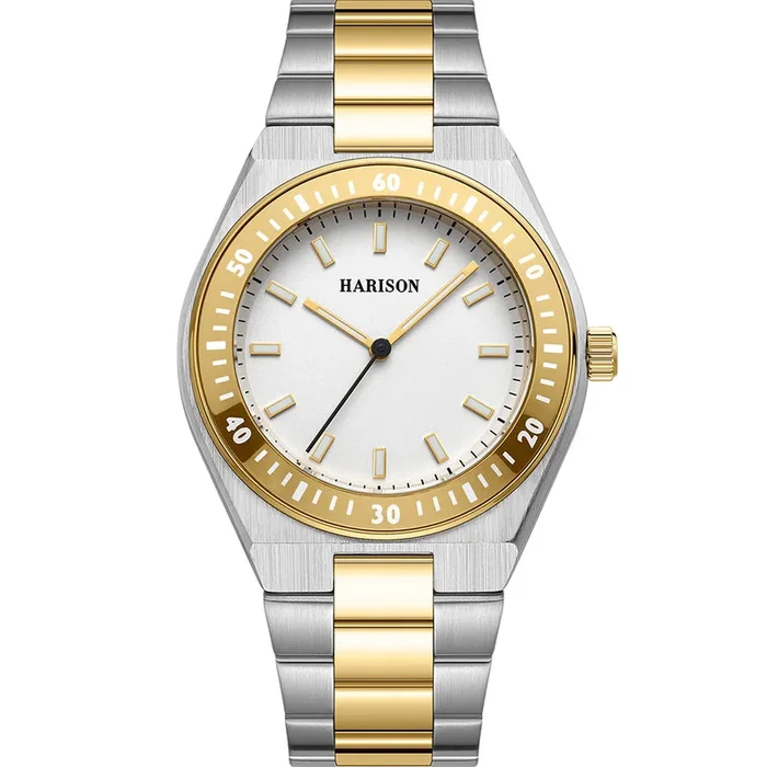 Harison Ares XM573-4 42mm Two-Tone Stainless Steel Watch