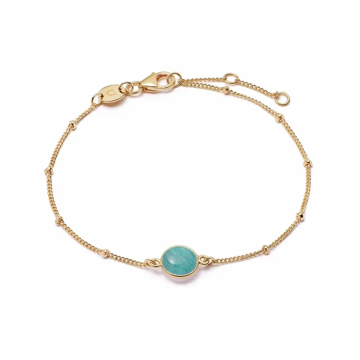 Healing Stone Bracelet 18ct Gold Plate