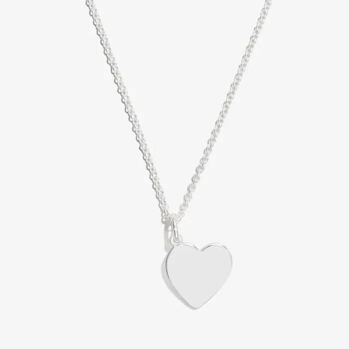 Heart Charm Necklace, 21”