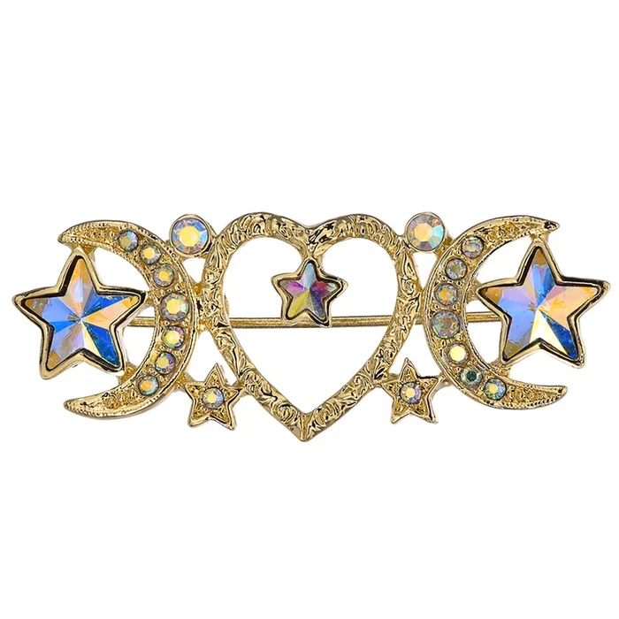 Heart Converter Pin for Charms and Pendant (Goldtone)