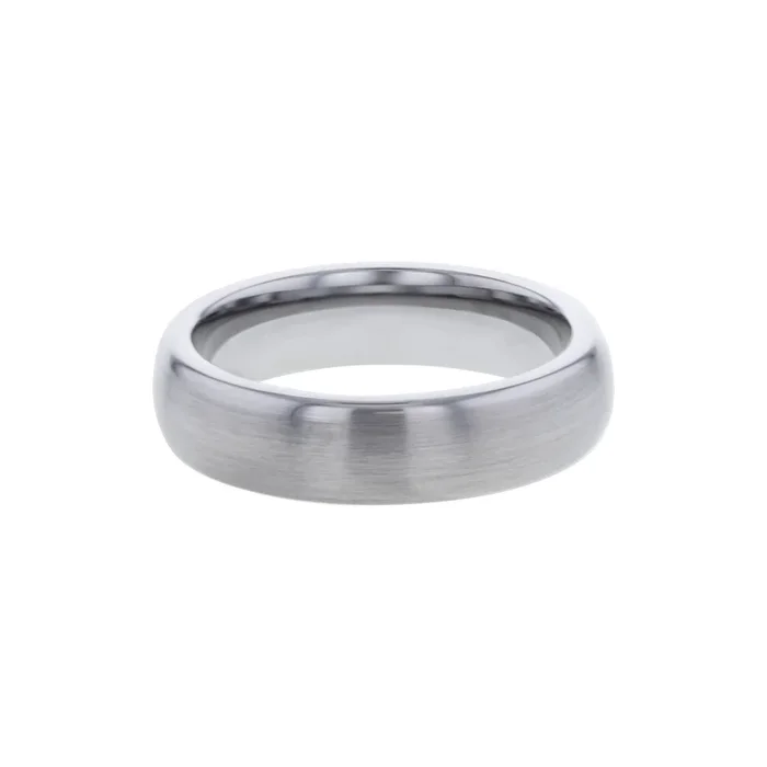 Heath Tungsten Domed Wedding Ring – 6mm