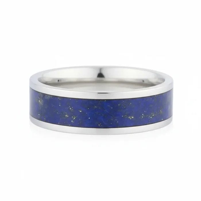 Heavy Stone® Cobalt Lapis Men’s Band