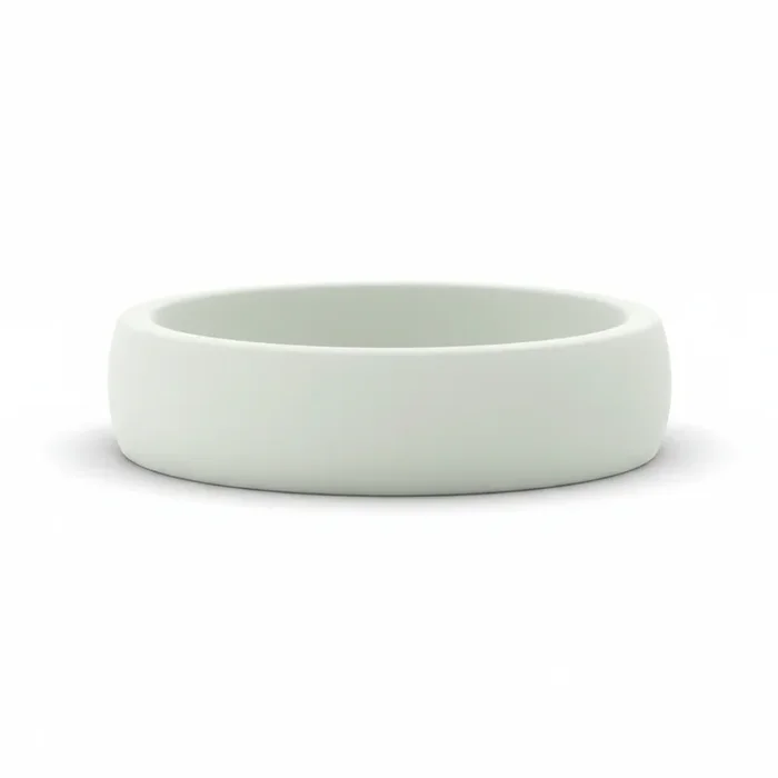 Heavy Stone® FlexFit White Silicone Band