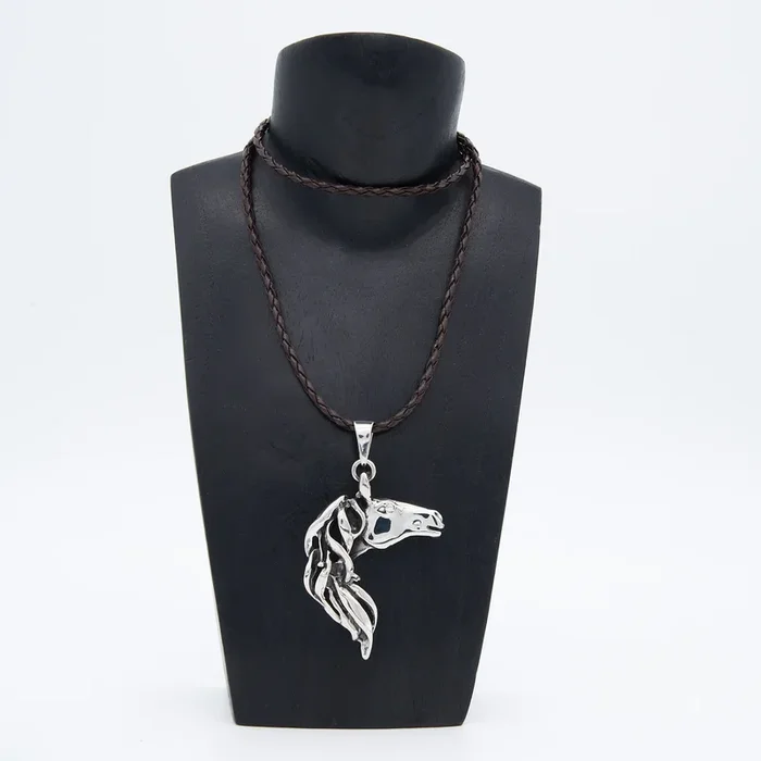 Horse Head Sterling Silver Pendant