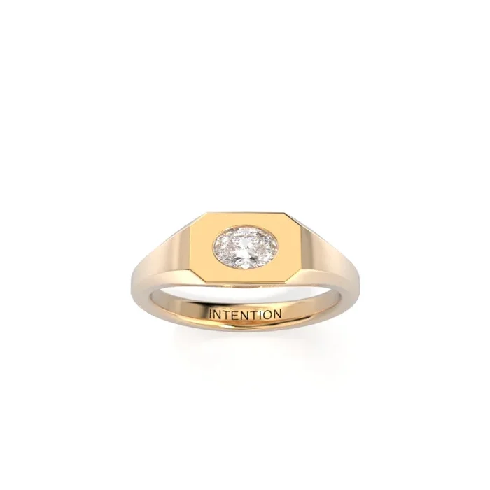 Intention Signet Ring – Oval