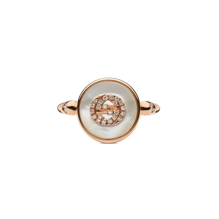 Interlocking 18K Diamond Ring