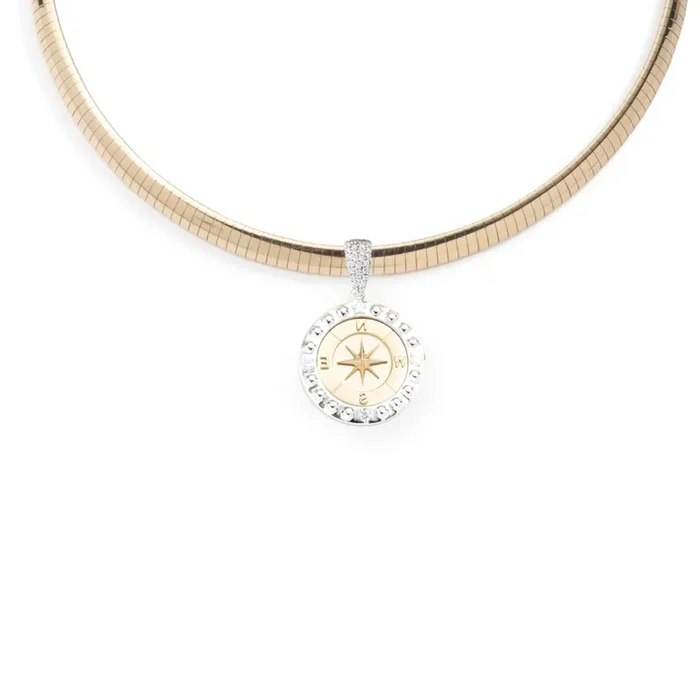 Internal Compass : Medium Sleek Collar Necklace