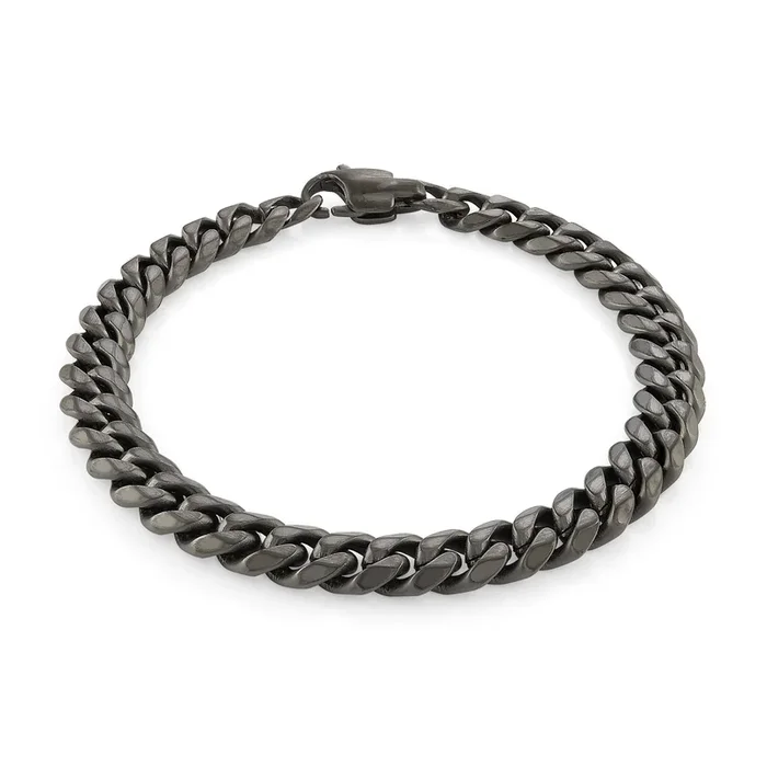 Italgem Men’s 8.5″ 7.7mm IP Curb Link Bracelet