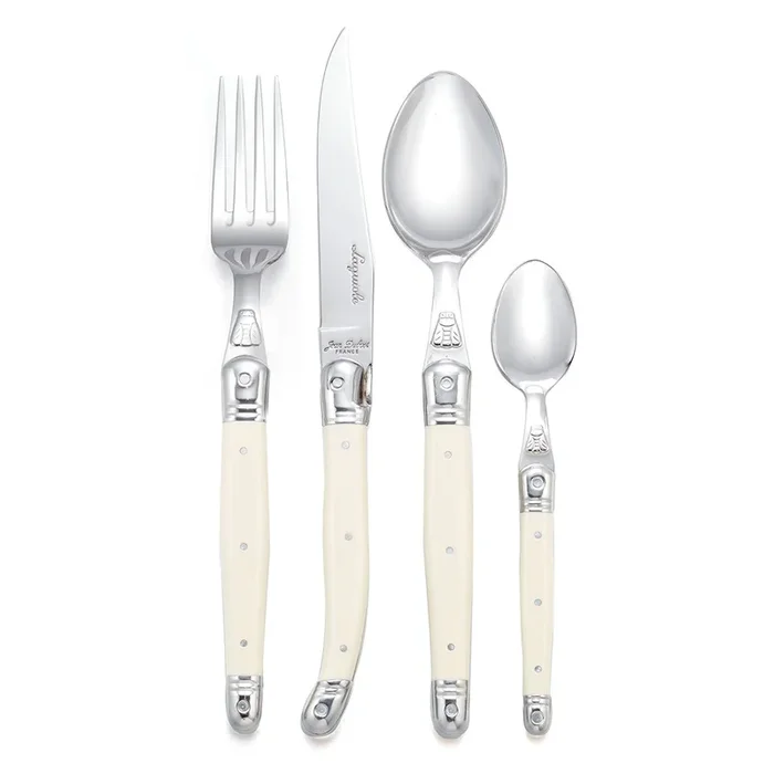 Ivory Laguiole 24-Piece Flatware