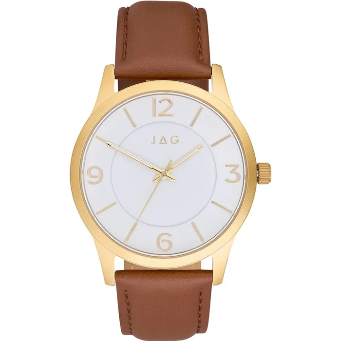 JAG J2406 Brown Leather Mens Watch