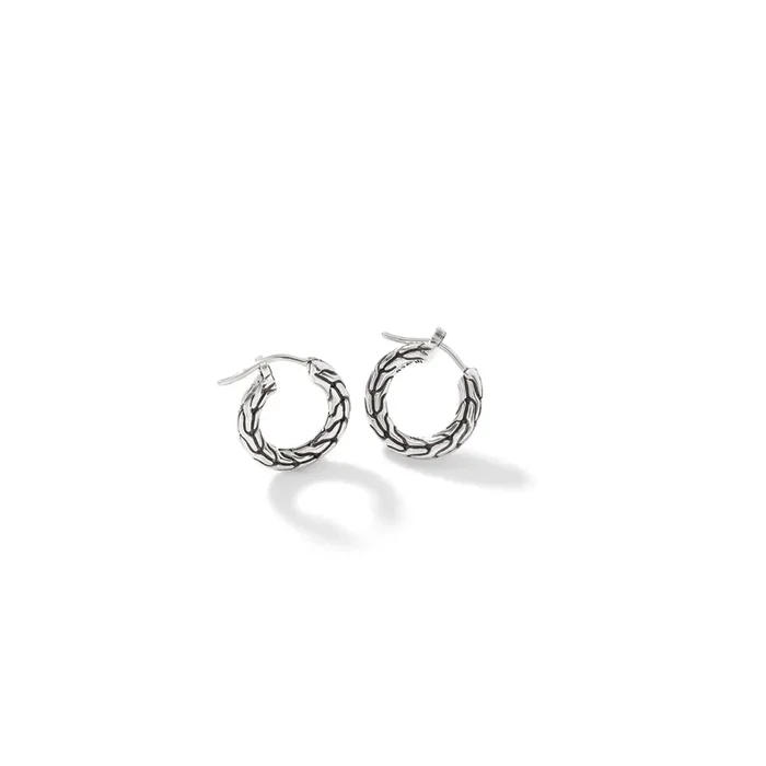 John Hardy Essentials Hoop Earrings in Sterling Silver
