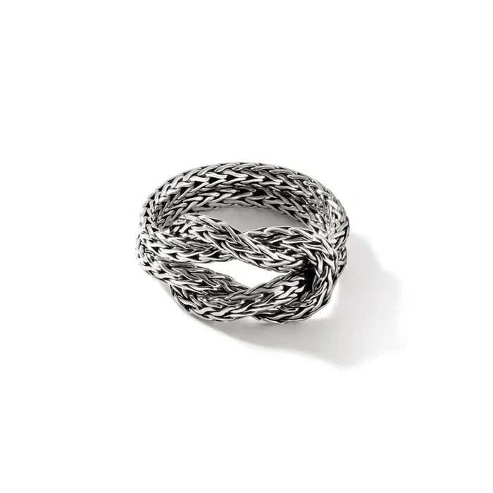 John Hardy Love Knot Ring in Sterling Silver (size 7) (5mm)