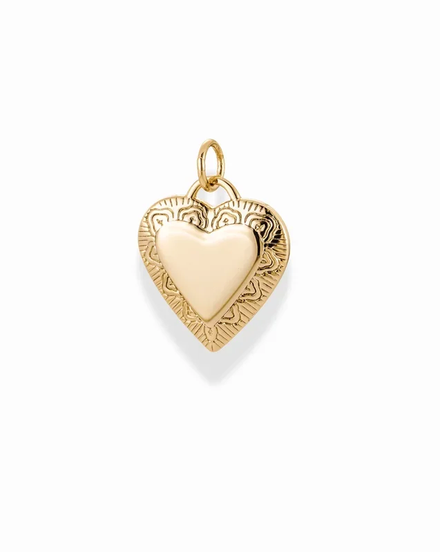 Jordan Engravable Heart Charm