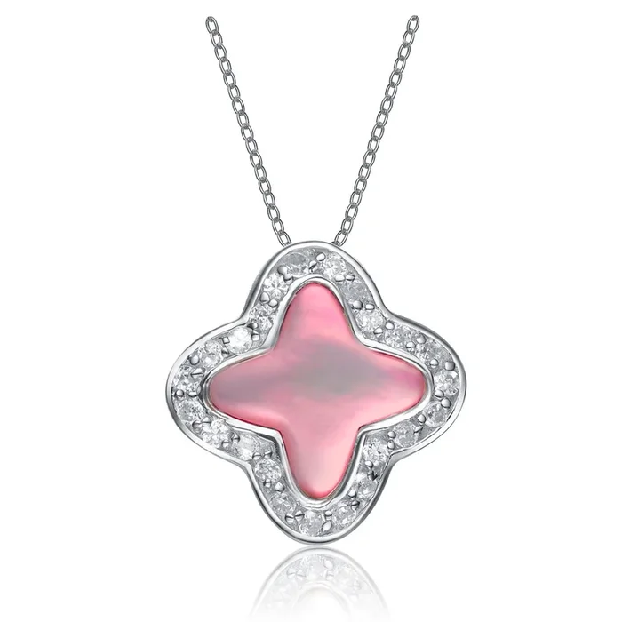 Juliette Pink Dangling Star Pendant Necklace
