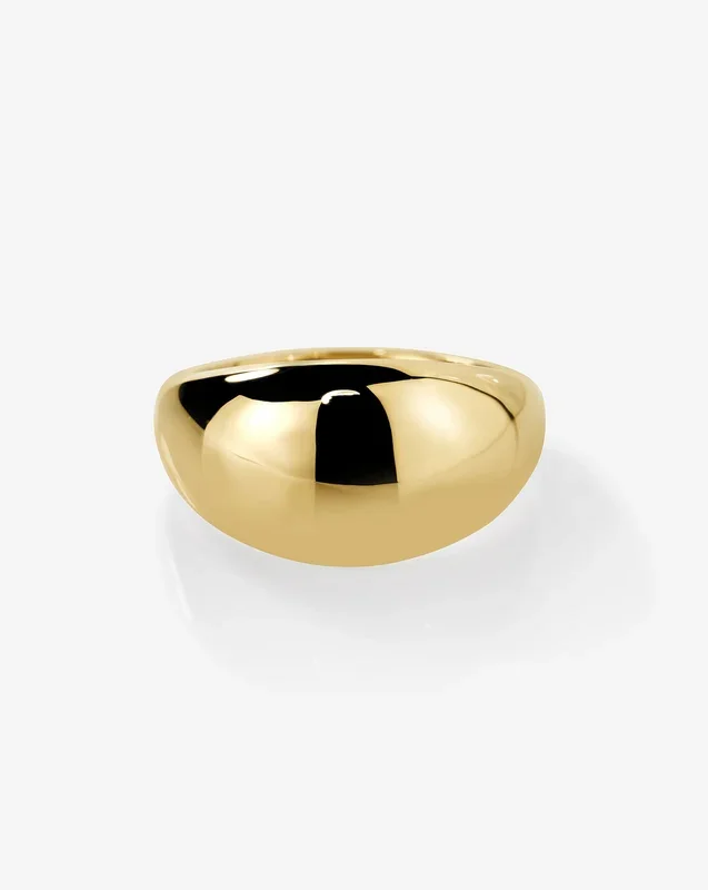 Jumbo Gold Cloud Ring