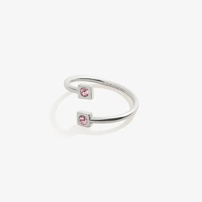 June Birthstone Light Amethyst Ring Wrap