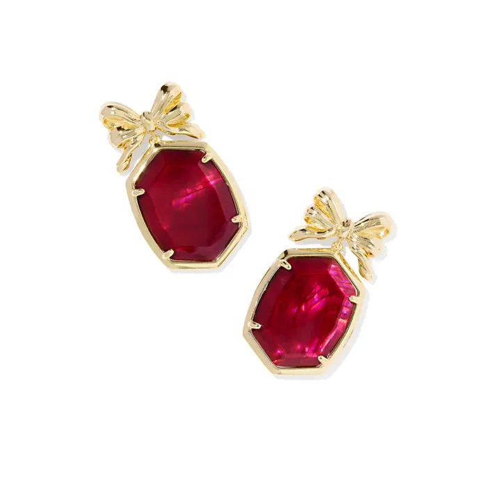Kendra Scott Gold Daphne Bow Drop Earrings
