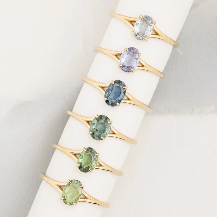 Kylie Ring, 0.60ct Madagascar Sapphire